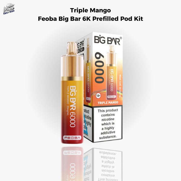 Triple Mango Feoba Big Bar 6K Prefilled Pod Kit