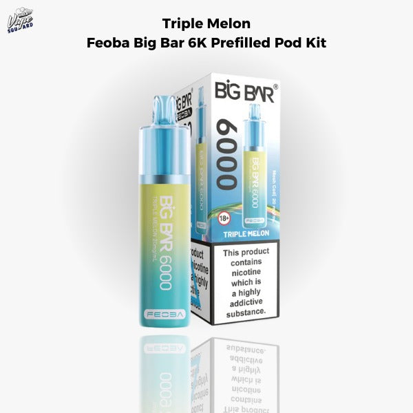Triple Melon Feoba Big Bar 6K Prefilled Pod Kit