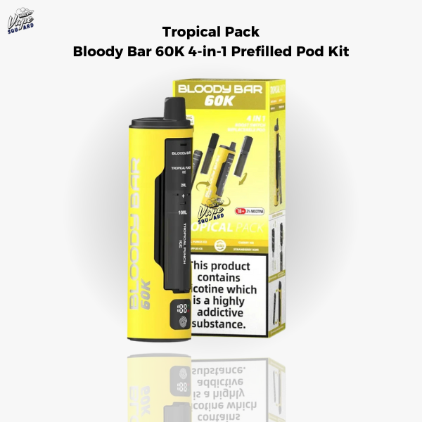 Tropical Pack Bloody Bar 60K 4-in-1 Prefilled Pod Kit