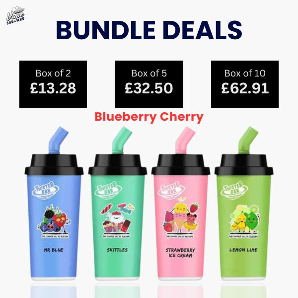 Twister Bar 7000 Blueberry Cherry Prefilled Vape