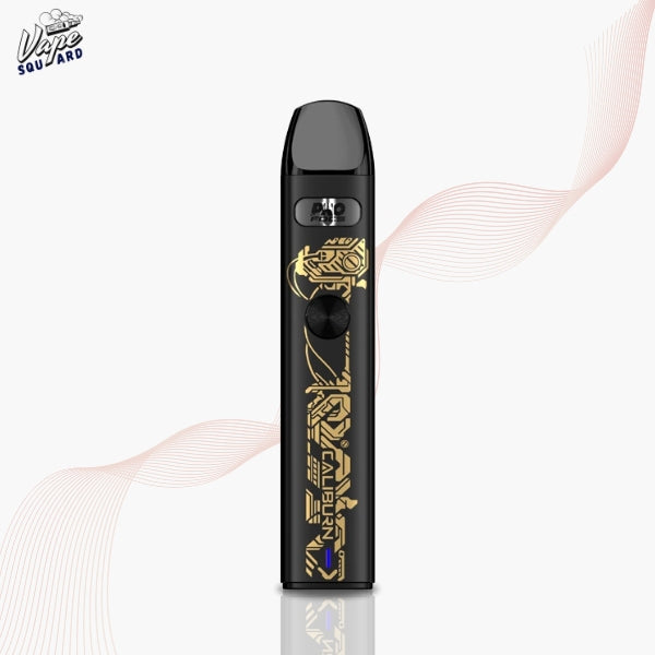 Gold Black Uwell Caliburn A2 Pod Vape Kit
