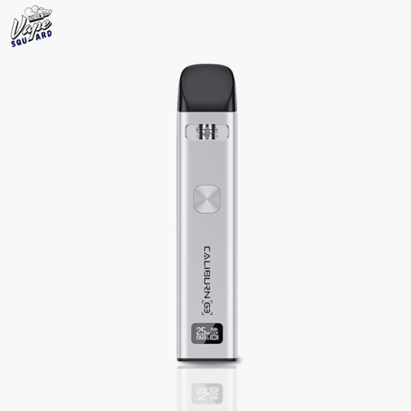 Silver Uwell Caliburn G3 Pod Vape Kit