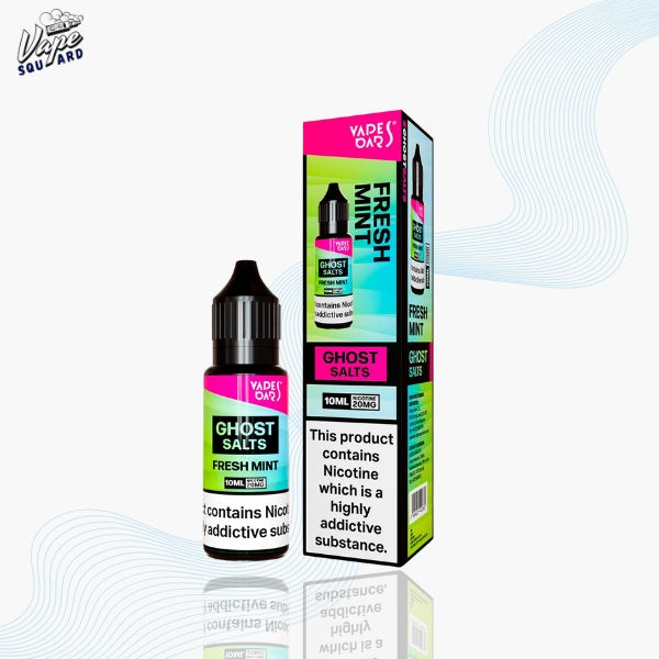 Fresh Mint Vapes Bars Ghost Nic Salts (Box of 10)
