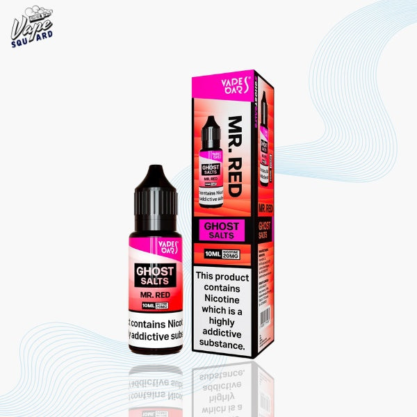 Mr Red Vapes Bars Ghost Nic Salts (Box of 10)