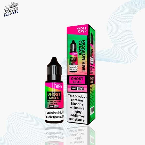 Passion Kiwi Guava Vapes Bars Ghost Nic Salts (Box of 10)