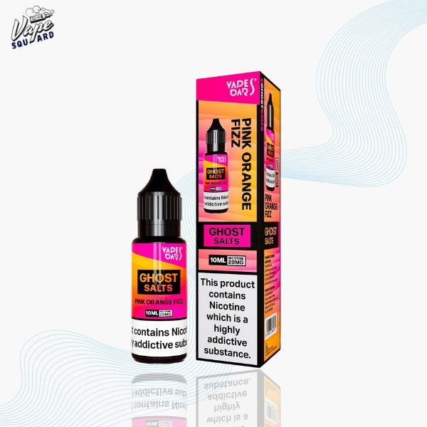 Pink Orange Fizz Vapes Bars Ghost Nic Salts (Box of 10)