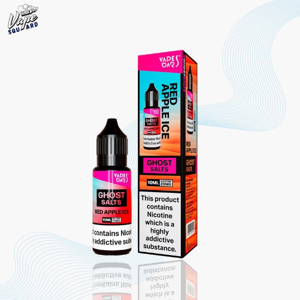 Red Apple Ice Vapes Bars Ghost Nic Salts (Box of 10)