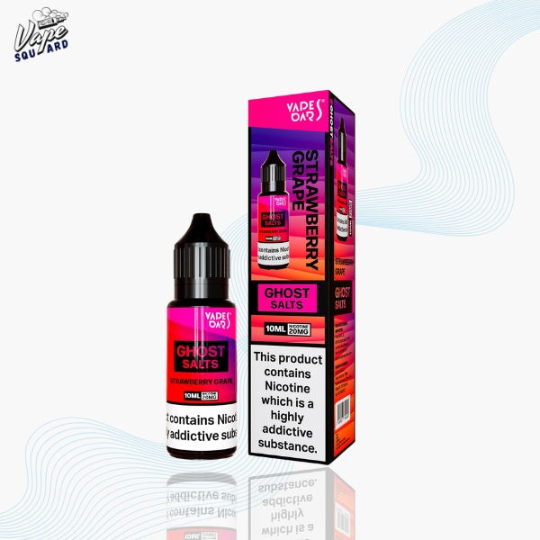 Strawberry Grape Vapes Bars Ghost Nic Salts (Box of 10)