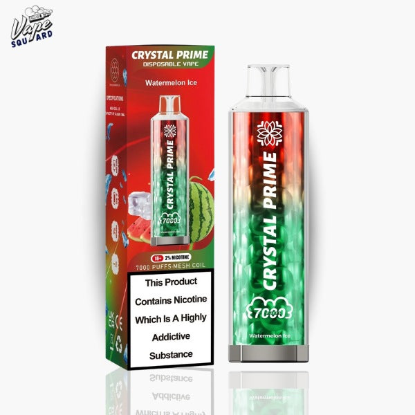 Watermelon Ice Crystal Prime 7000 Prefilled Vape