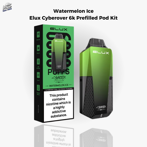 Watermelon Ice Elux Cyberover 6K Prefilled Pod Kit 1
