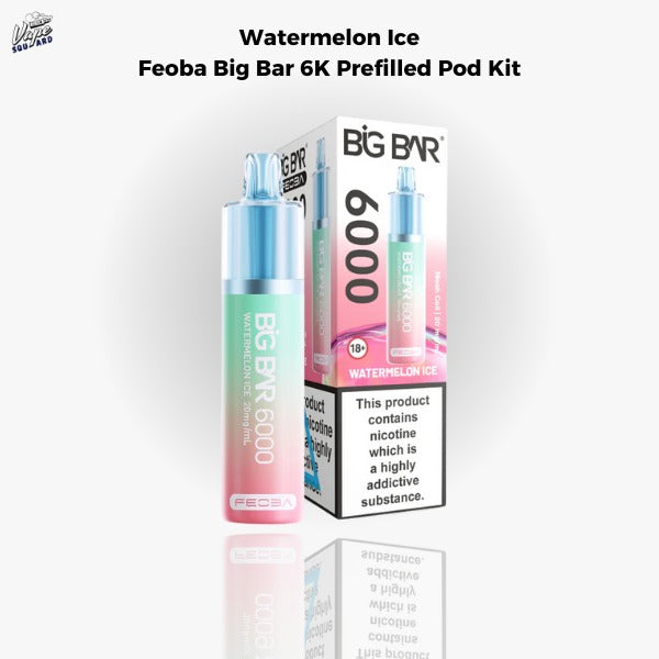 Watermelon Ice Feoba Big Bar 6K Prefilled Pod Kit