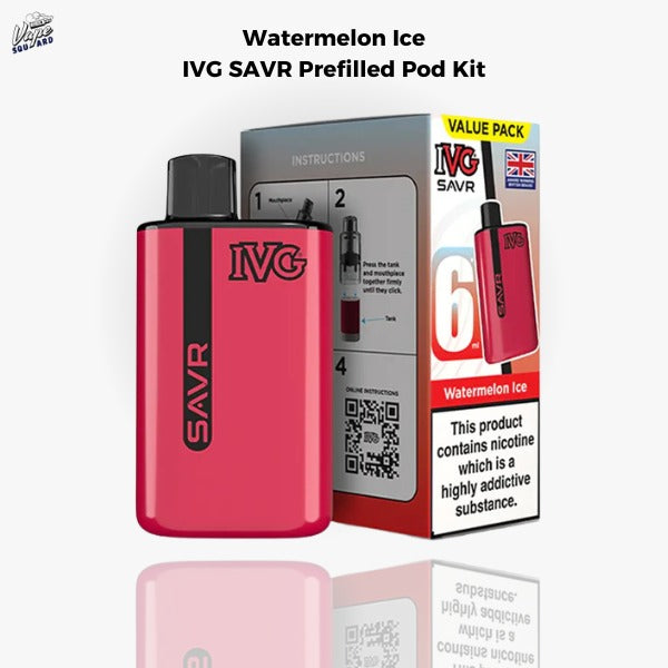 Watermelon Ice IVG SAVR Prefilled Pod Kit