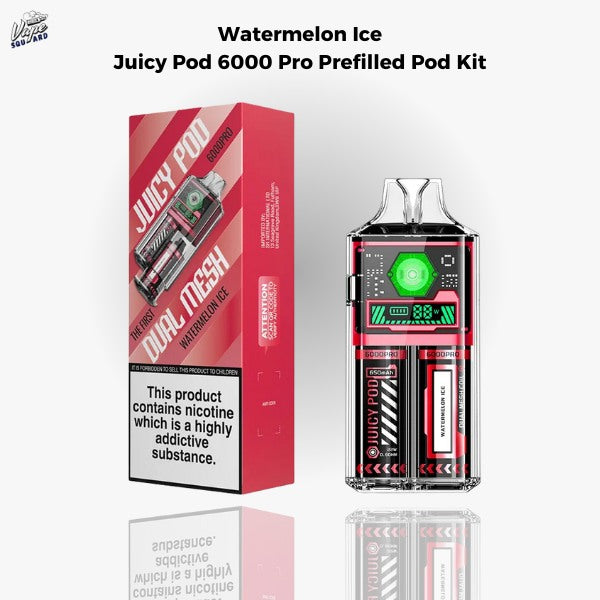Watermelon Ice Juicy Pod 6000 Pro Prefilled Pod Kit
