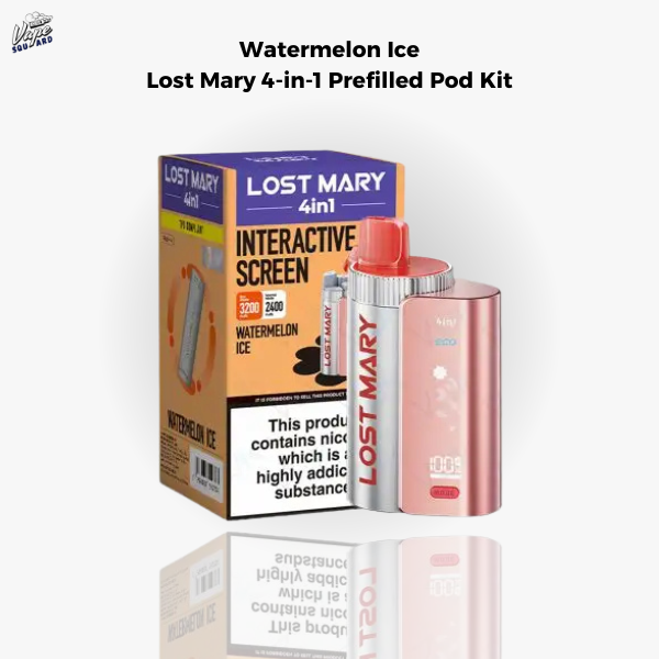 lost mary watermelon flavors Ice 4-in-1 Prefilled Pod Kit Flavors:Passion Citrus 2026-09 Labor Day OXBAR Mini ZERO Nicotine