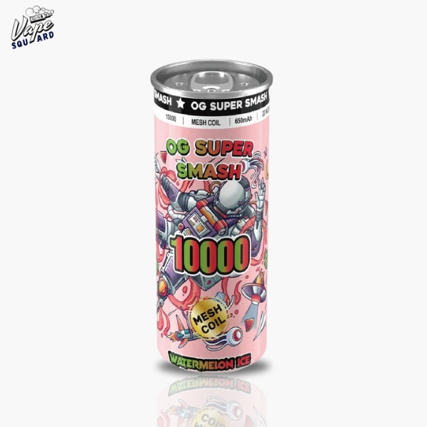 Watermelon Ice OG Super Smash 10000 Puffs Prefilled Vape