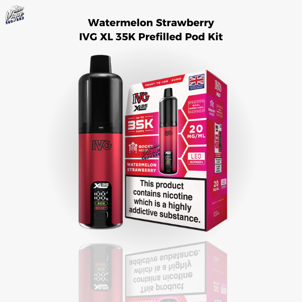 Watermelon Strawberry IVG XL 35K Prefilled Pod Kit