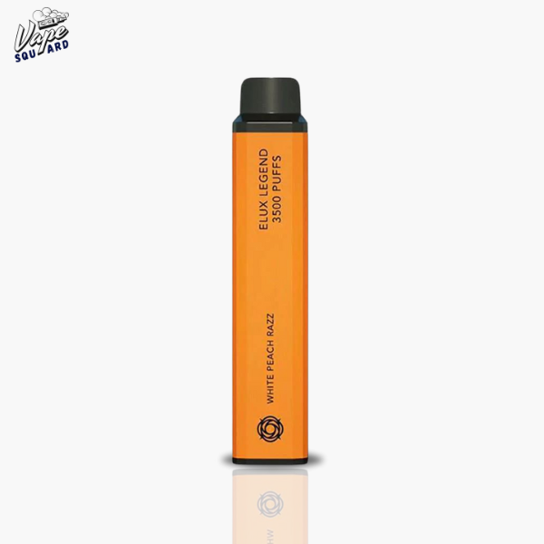 White Peach Razz Elux Legend 3500 Prefilled Vape Bar