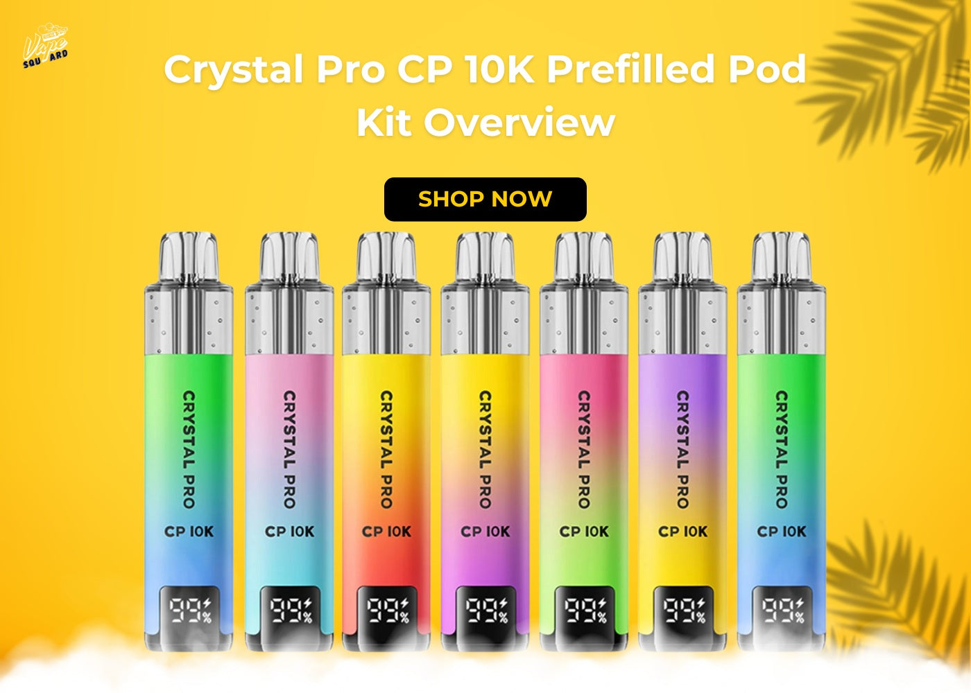 Crystal Pro CP 10K Prefilled Pod Kit Overview