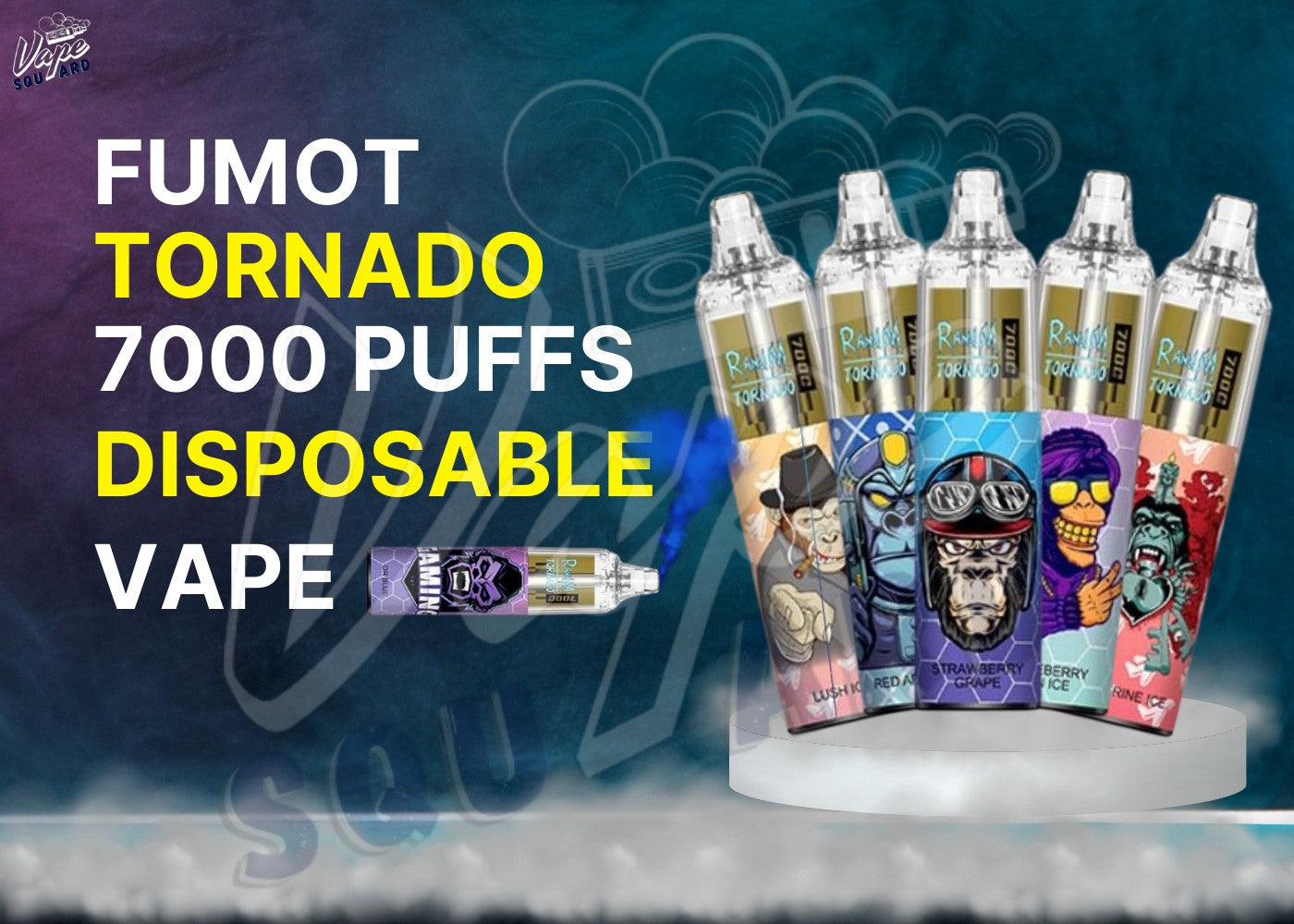 Fumot Tornado 7000 Puffs Disposable Vape UK Home