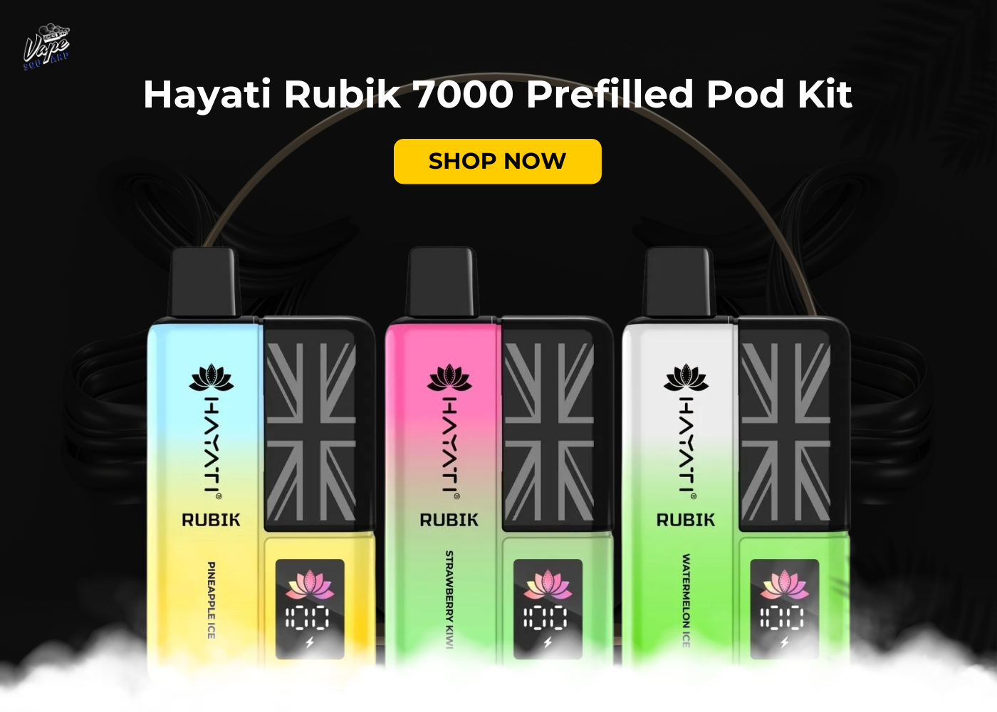 Hayati Rubik 7000 Prefilled Pod Kit - A Colourful Vape
