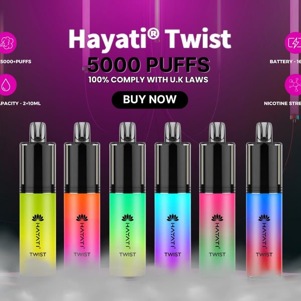 Hayati Twist 5000 Puffs Disposable Vape | 5000 Puffs Vape