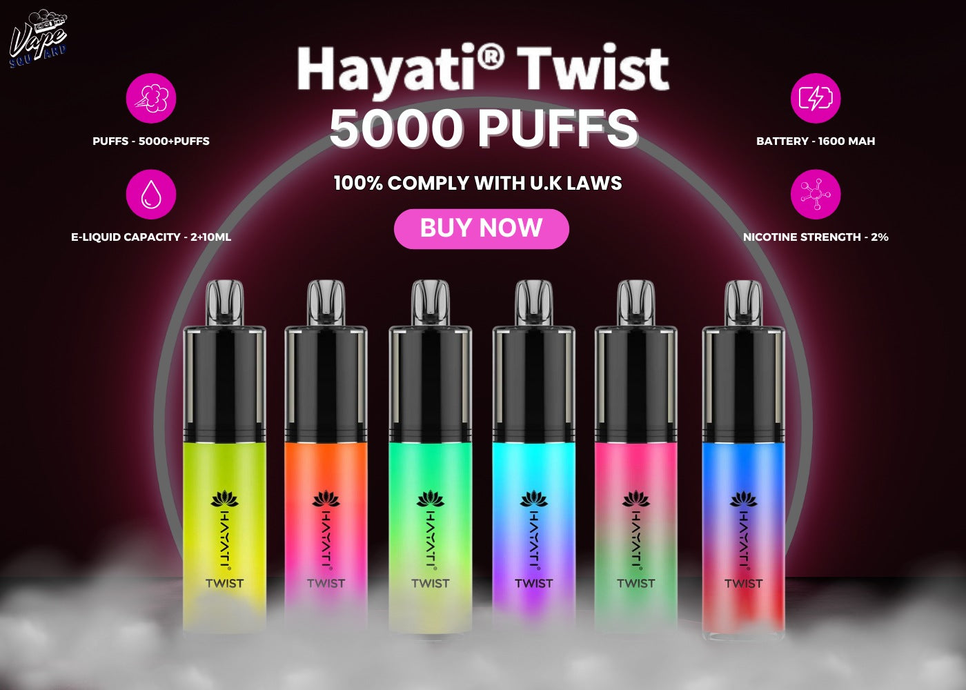 Hayati Twist 5000 Disposable Vape Pod Kit