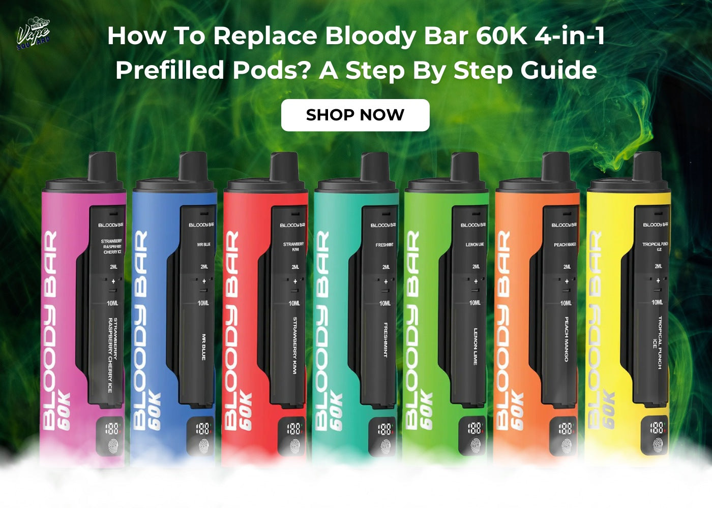 How To Replace Bloody Bar 60K 4-in-1 Prefilled Pods? A Step By Step Guide