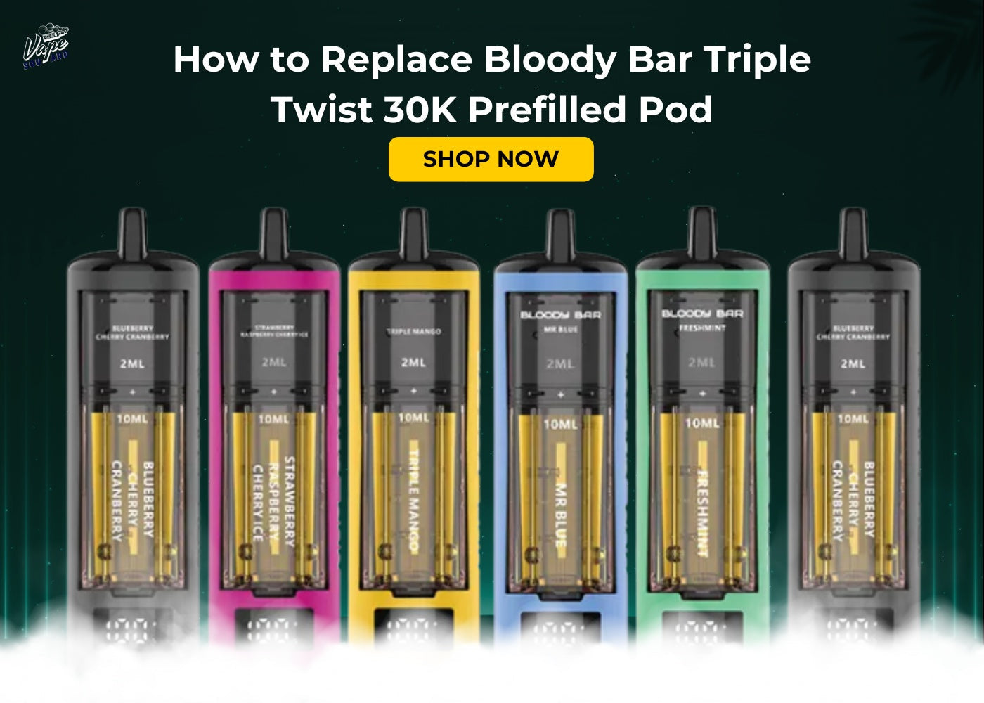 How to Replace Bloody Bar Triple Twist 30K Prefilled Pod? Step-by-Step Guide