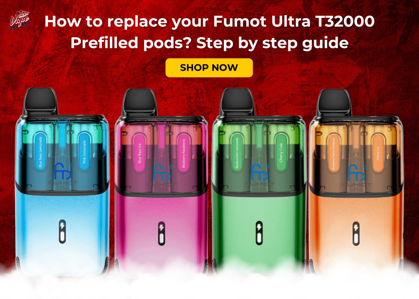 How to replace your Fumot Ultra T32000 Prefilled pods? A Step by Step Guide