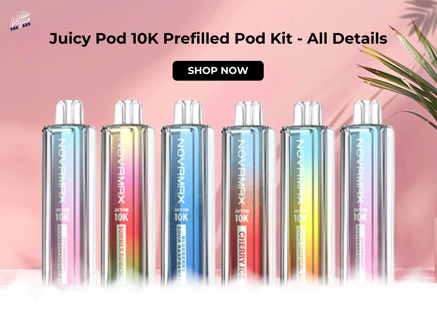 Juicy Pod Novamax 10K Prefilled Pod Kit - All Details