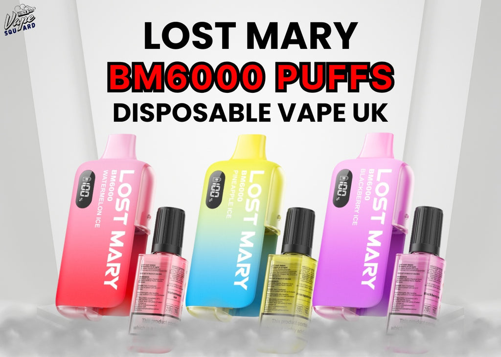 bloody mary vape vs lost mary BM6000 Disposable Big Puff PAX Cannabis Products - Flavour:(Mint Steezy) Miami Flavour-Fizzy Cherry