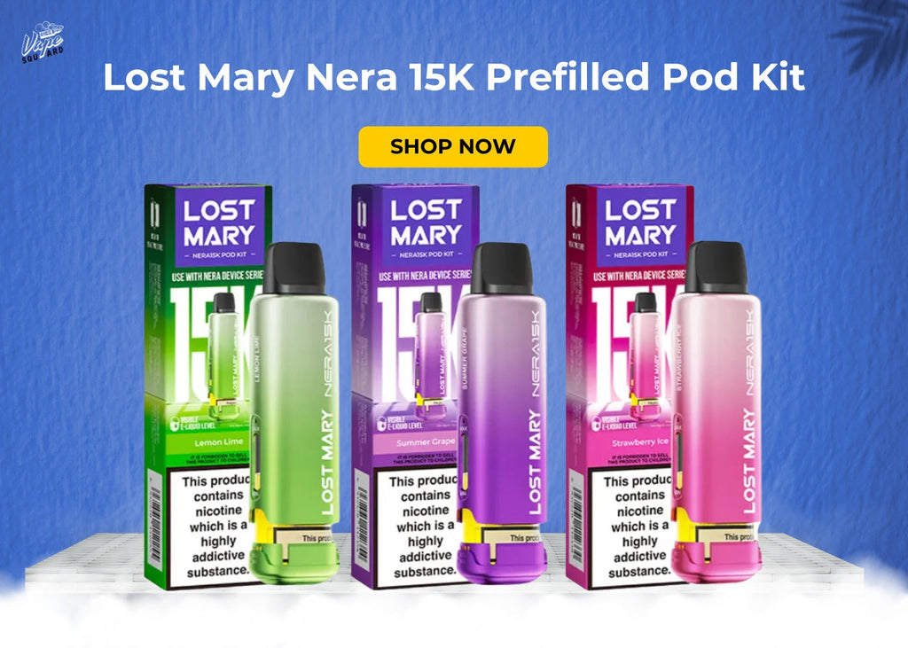 lost mary nera 15k pods amazon Lost Mary Nera 15K Prefilled Pod Kit
