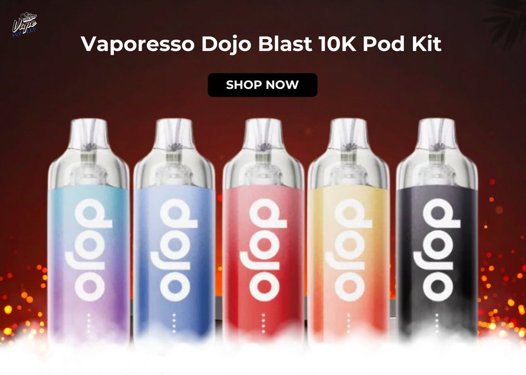 Vaporesso Dojo Blast 10K Prefilled Pod Kit - All Details Vaporesso Dojo Blast 10K Prefilled Pod Kit - All Details