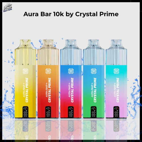 Aura Bar 10k Prefilled Vape By Crystal Prime - Collection Image