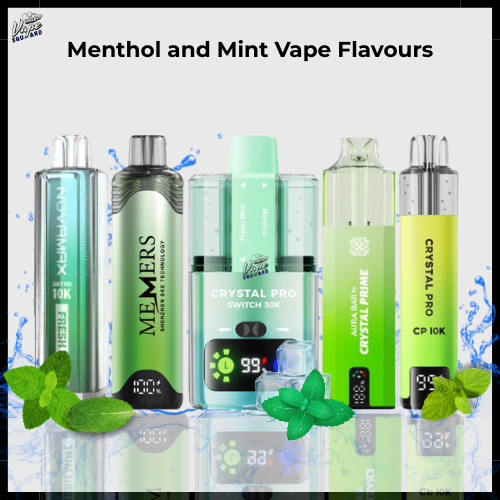 Menthol and Mint Vape Flavours Collection