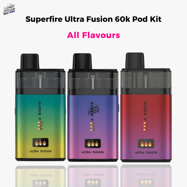 Superfire Ultra Fusion 60k Pod Kit: The Ultimate Flavor Collection