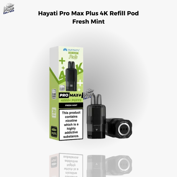 Hayati Pro Max Plus 4K Fresh Mint Refill Pods
