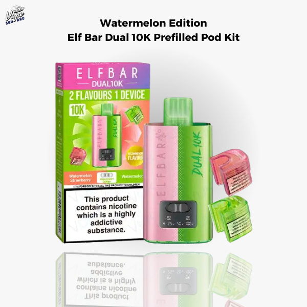 Watermelon Edition Elf Bar Dual 10K Prefilled Pod Kit