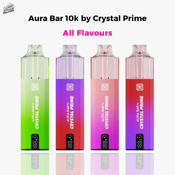 Crystal Prime Aura Bar 10K Prefilled Pod Kit: The Ultimate Flavor Collection