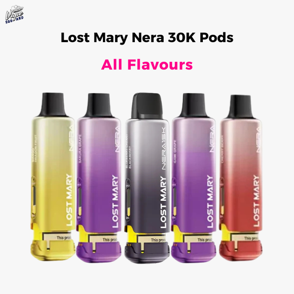 Lost Mary Nera 30K Pods All Flavours