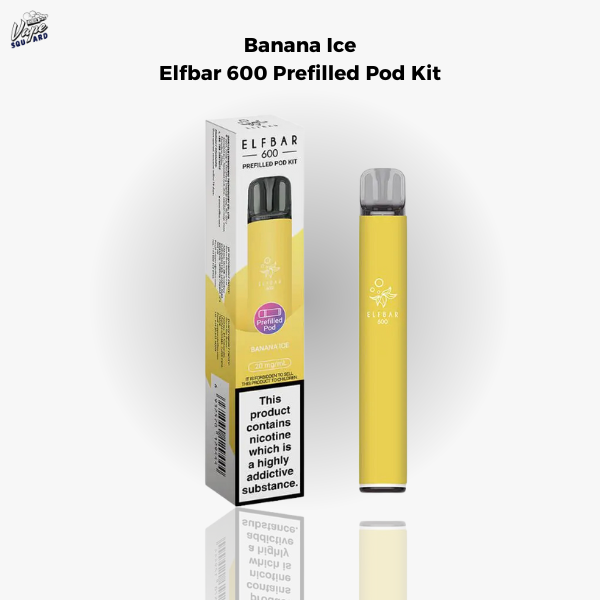 Banana Ice Elfbar 600 Prefilled Pod Kit