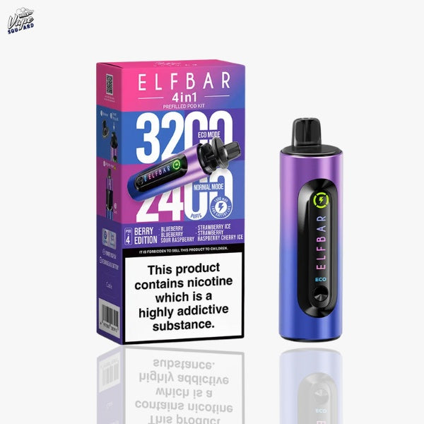 Berry Edition ELFBAR 4-in-1 Prefilled Kit