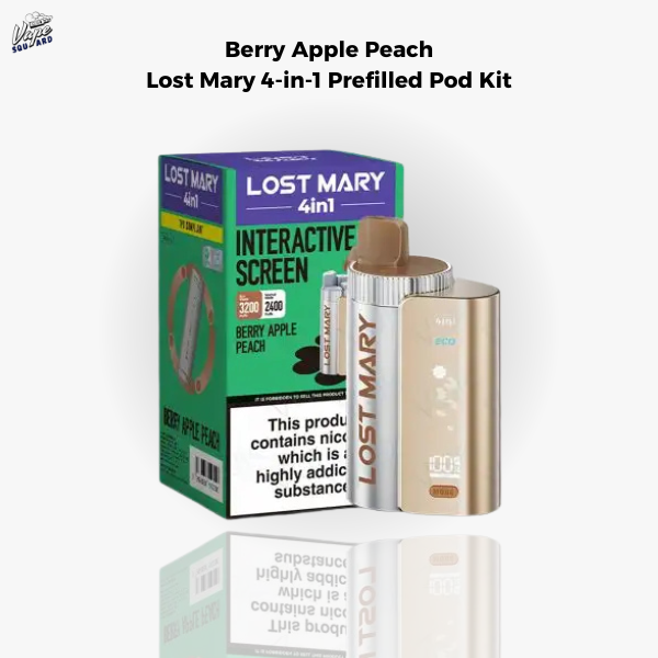 Berry Apple Peach Lost Mary 4-in-1 Prefilled Pod Kit