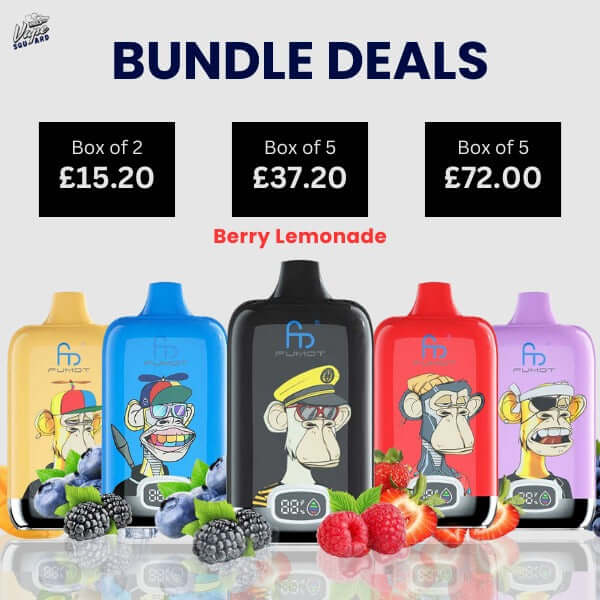 Berry Lemonade Fumot Digital Box 12000 Prefilled Vape