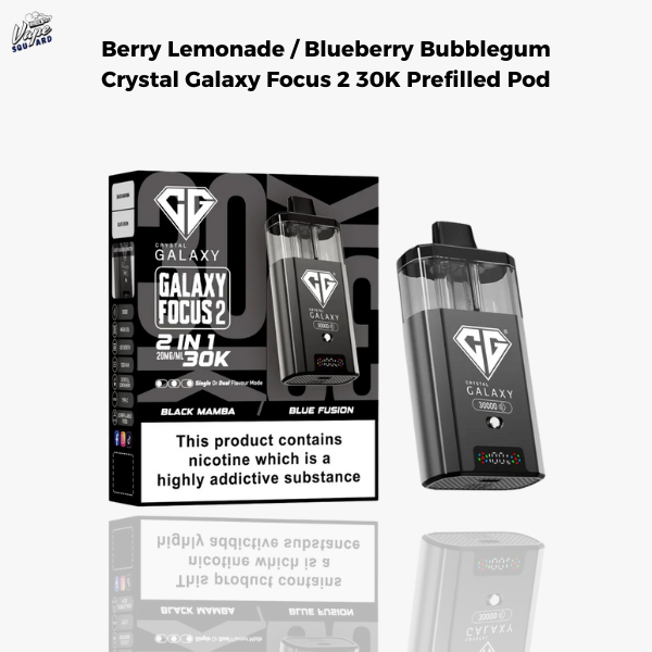 Black Mamba / Blue Fusion Crystal Galaxy Focus 2 30K Prefilled Pod