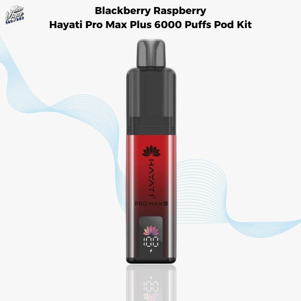 Blackberry Raspberry Hayati Pro Max Plus 6000 Prefilled Pod Kit