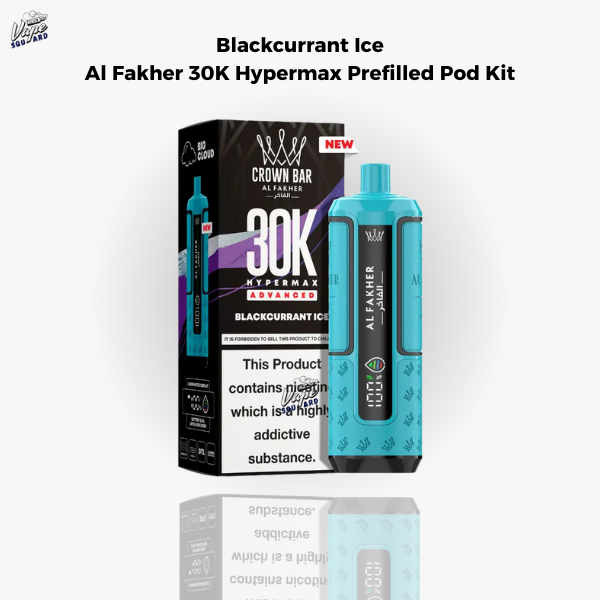 Blackcurrant Ice Al Fakher 30K Hypermax Prefilled Pod Kit