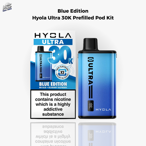 Blue Edition Hyola Ultra 30K Prefilled Pod Kit