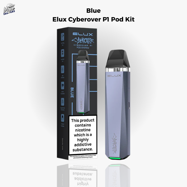 Blue Elux Cyberover P1 Pod Kit