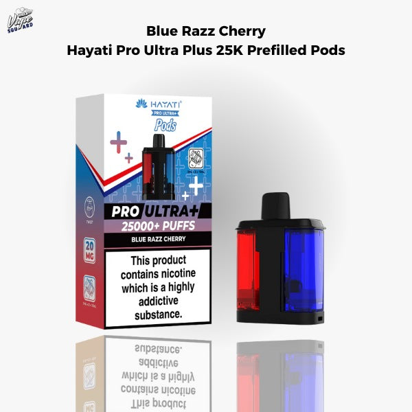 Blue Razz Cherry Hayati Pro Ultra Plus 25K Prefilled Pods